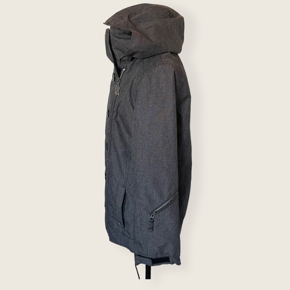 PWDR ROOM Gray Winter Coat Women's Size Small - Picture 6 of 13